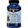 Mucuna Pruriens 20% L-Dopa – Standardized Velvet Bean Extract for Natural Dopamine, Focus & Mood Support – Pure 8:1 Concentrated Herbal Supplement – Vegan, Non-Gmo, 90 Capsules