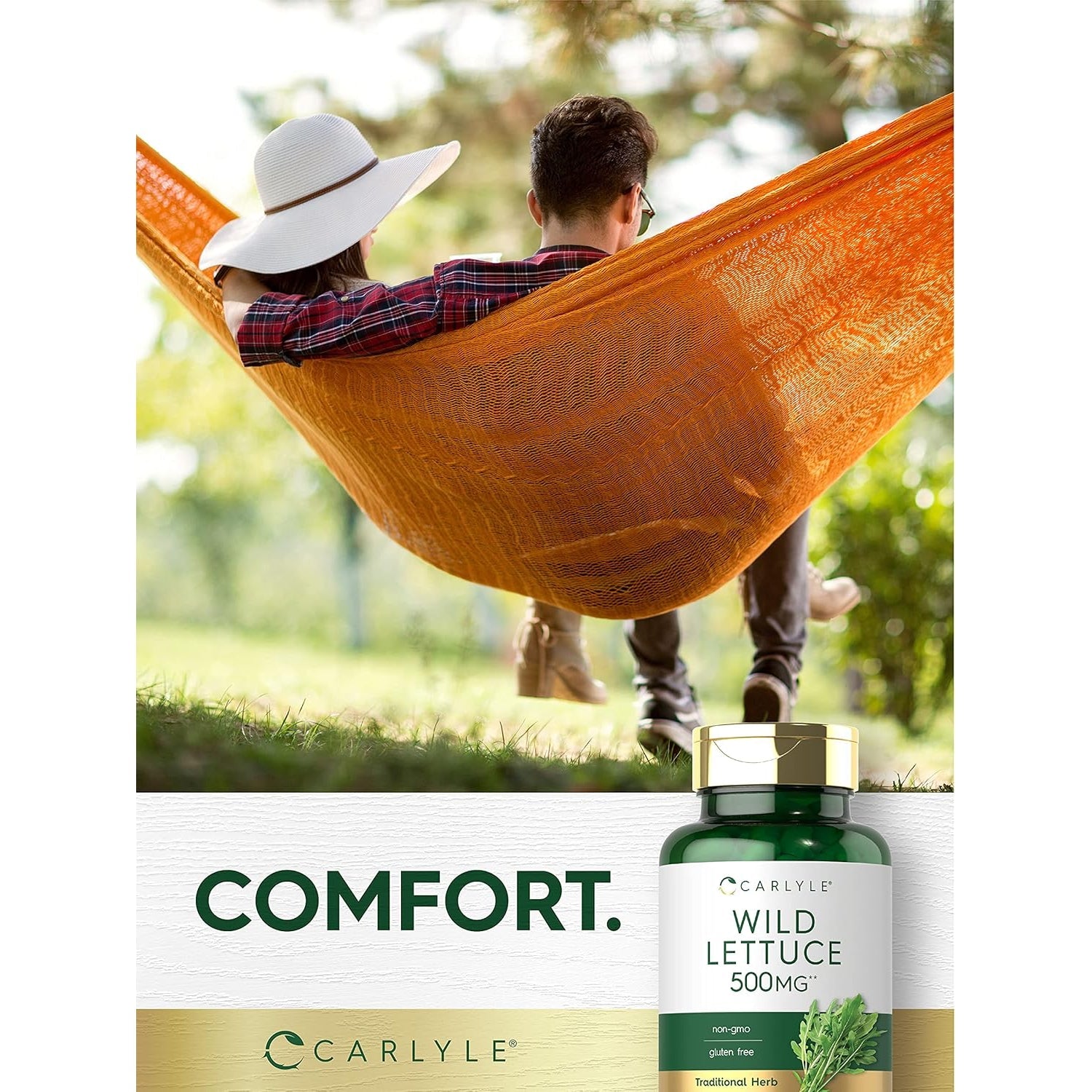 Carlyle Wild Lettuce Extract | 200 Capsules | Non-Gmo, Gluten Free Supplement