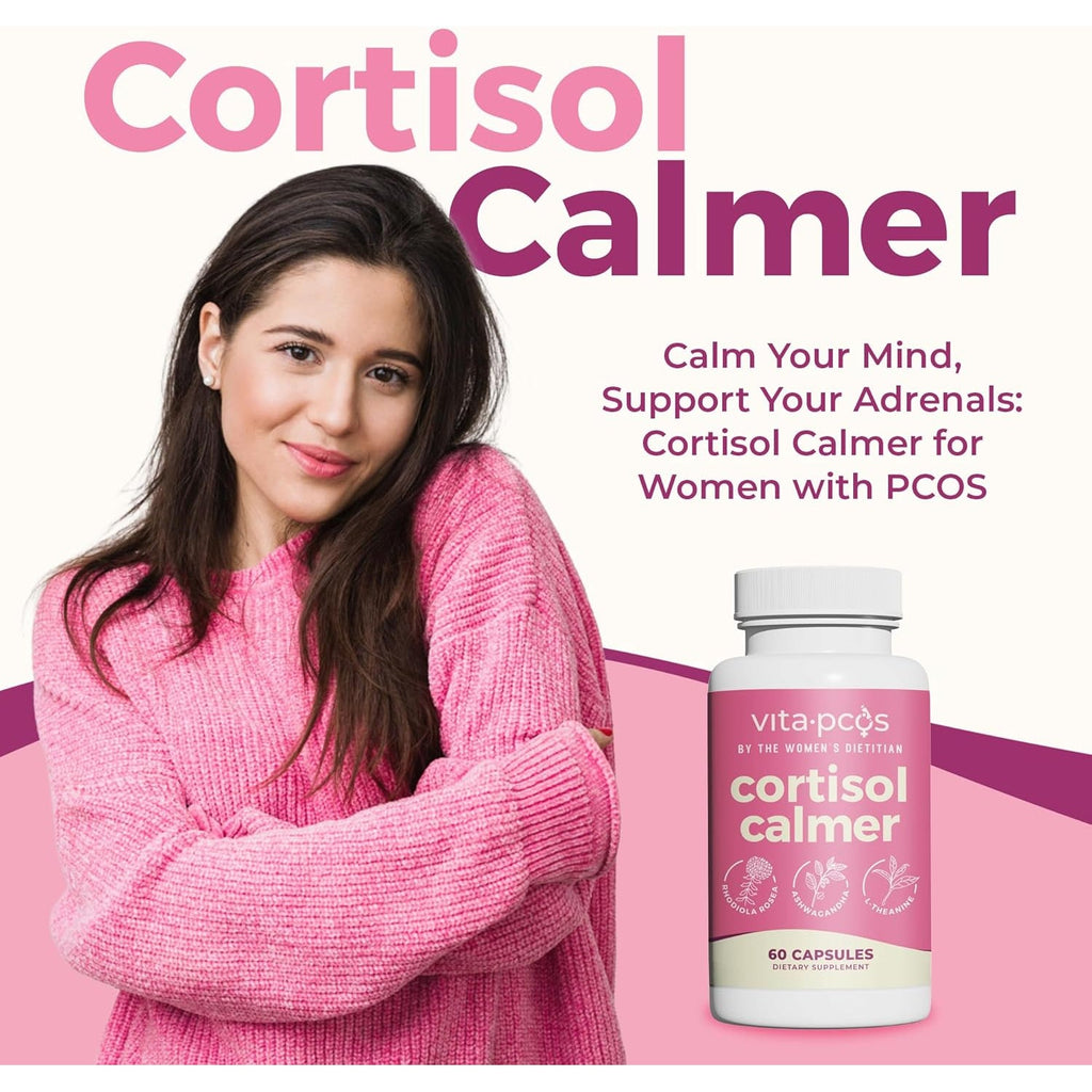 Cortisol Supplement for Women – Cortisol Vitamins for Endocrine & Energy Stabilizing Formula for Women – Rhodiola Rosea Extract, Ashwagandha, L-Theanine, & Phosphatidylserine – 60 Capsules