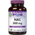 Bluebonnet NAC Supplement N-Acetyl-L-Cysteine 500 Mg - Antioxidant Cellular Health & Immune Support - Free-Form Amino Acid for Women & Men - Non-Gmo, Kosher, Gluten-Free - 90 Vegetable Capsules