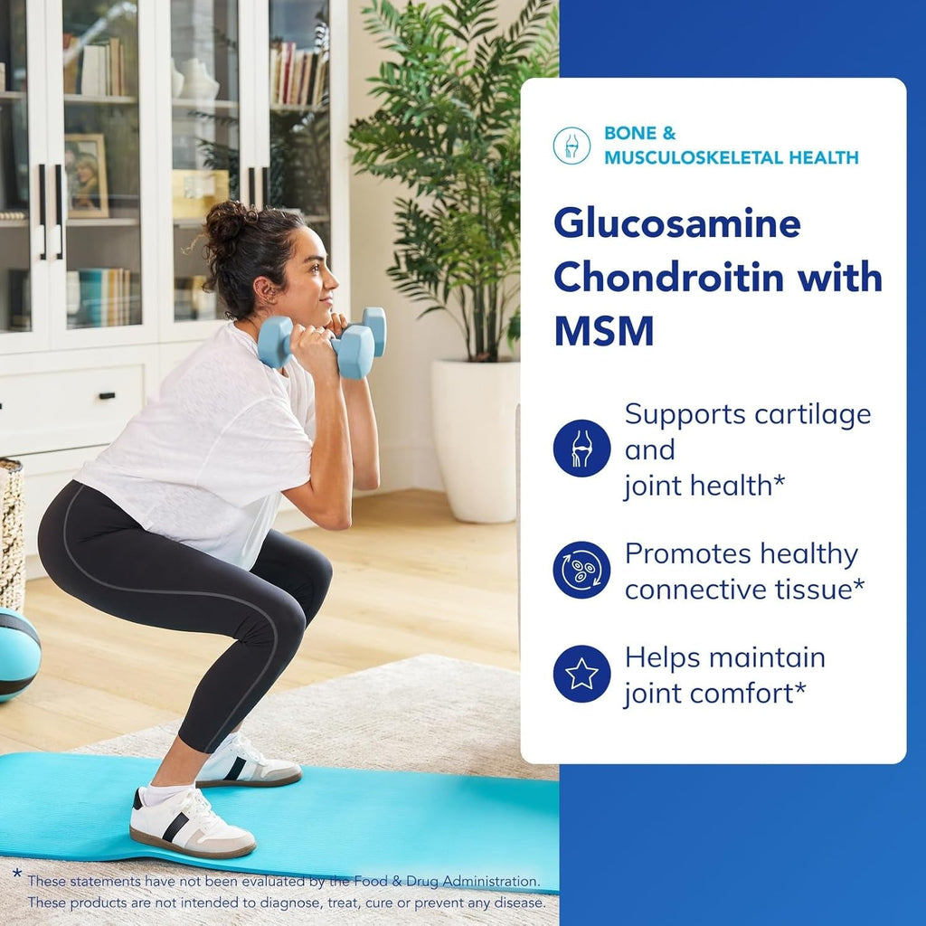 Pure Encapsulations Glucosamine Chondroitin with MSM - Supports Joint Health & Normal Cartilage Formation* - Maintains Enzyme Activity - Gluten-Free & Non-Gmo - 120 Capsules