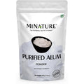 Mi Nature Alum Powder Potassium (Fitkari/Phitkari) -100% Natural Skincare for Acne, Odor Control & Water Purification Face Mask for |Pore Refining 100G |Face Pack Powder |Cruelty-Free