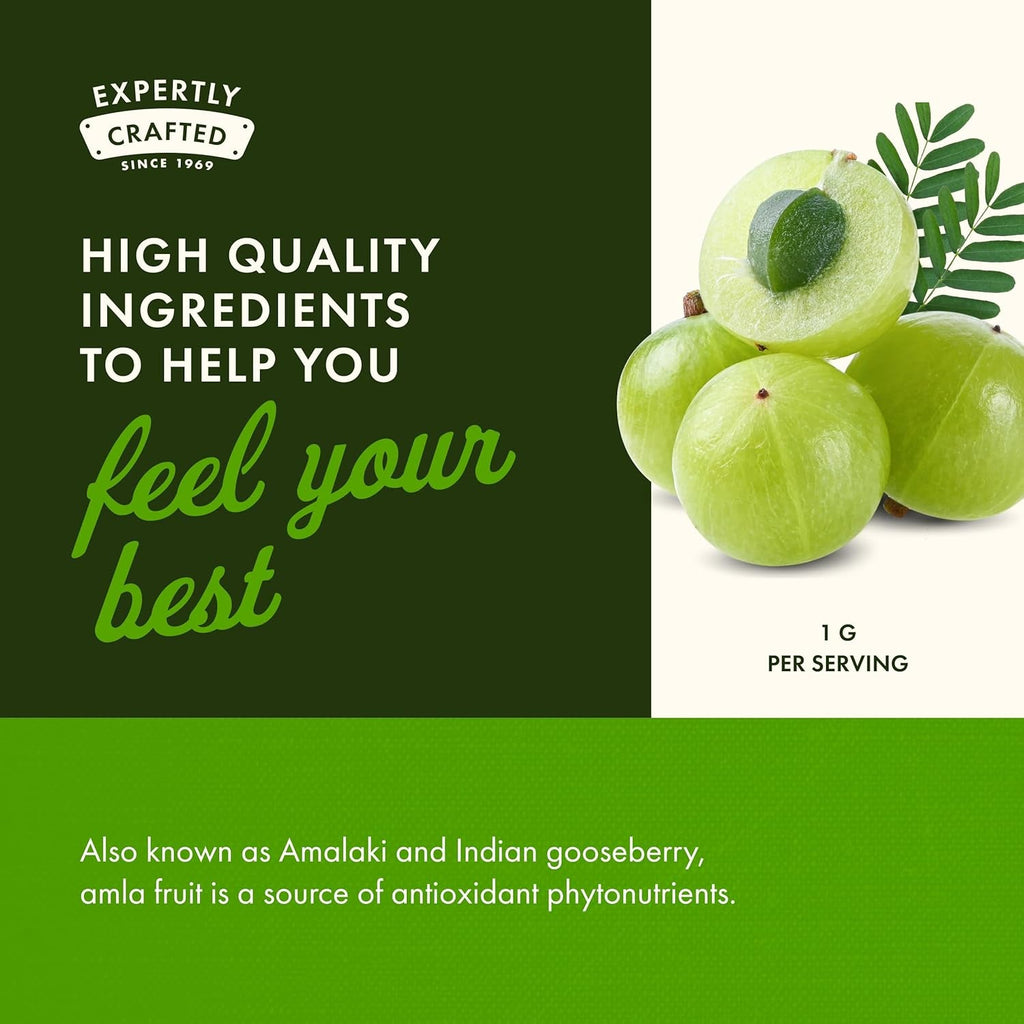 Swanson Full Spectrum Amla Fruit (Indian Gooseberry) Ayurvedic Energy Vitality Antioxidant 500 Milligrams 120 Capsules