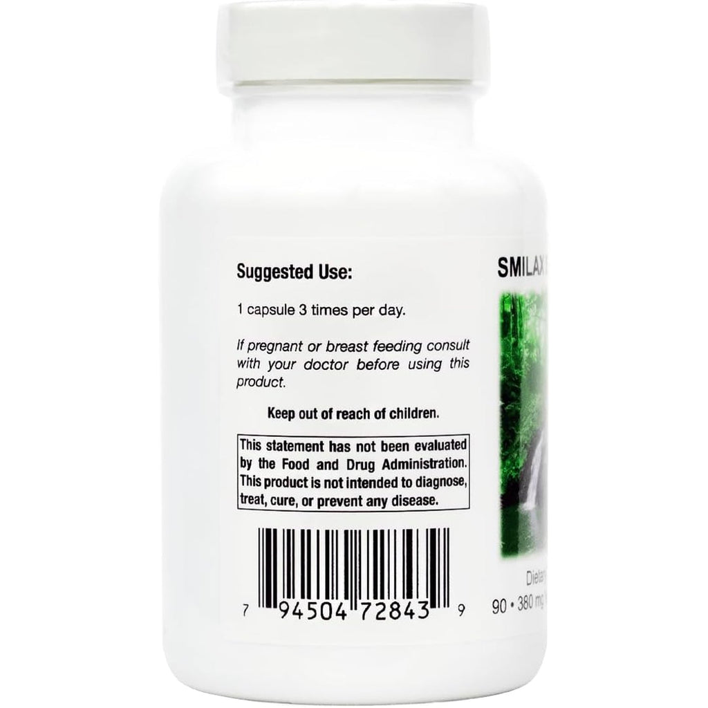 Supreme Nutrition Smilax Supreme, 90 Pure Sarsaparilla Vegetarian Capsules
