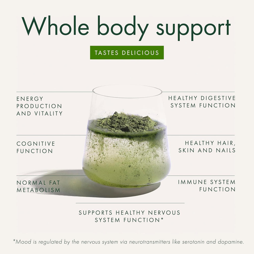 Welleco the Super Elixir Daily Greens Powder, Probiotic Drink Mix with Whole Foods, Gluten Free, Vegan Gut Health Powder, Energy, Immunity, Healthy Skin, Hair & Nails (Jar, Pineapple & Lime Jar)