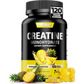 Instant Boost Creatine Monohydrate Gummies, Complex Formula with Real 5000Mg Creatine, L-Taurine, B12, Mg & K, Pre-Workout Creatine for Women & Men to Support Energy, Muscle, Recovery, 0 Sugar, Vegan