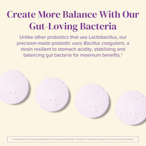 Barimelts Probiotic, 5 Billion CFU - 60 Fast-Dissolving Tablets (2-Month Supply) - Sugar-Free Probiotics for Women, Support Gut Health after Bariatric Surgery, Natural Cherry Flavor