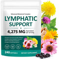 Lymphatic Drainage Supplements, 240 Softfels, 21-In-1 Natural Herbal Blends with Echinacea, Dandelion, Burdock Root for Lymph System, Immune Support, Cleanse, Less Swelling/Bloating