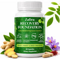 Zafira Recovery Foundation Capsules – Mental Clarity, Hair & Mood Support, Natural Herbal Formula with Saffron Extract, Ginger Extract, L-Theanine, Myo-Inositol, Non-Gmo, 60 Capsules