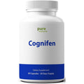 Purenature Cognifen - Memory Support Nootropic with Bacopa, Phosphatidylserine, Huperzine A, DHA, Choline and More - Non-Gmo, Gluten-Free, 60 Capsules
