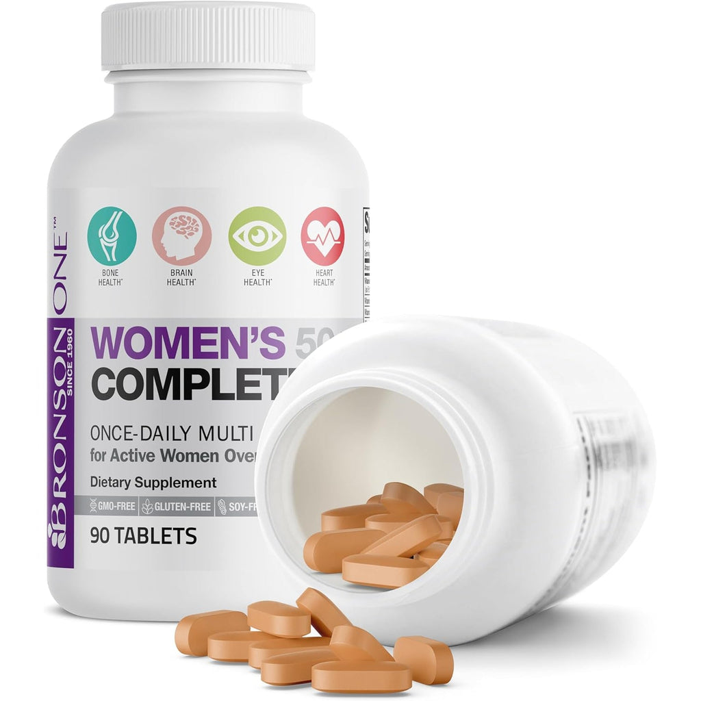 Bronson ONE Daily Women’S 50+ Complete Multivitamin Multimineral, 90 Tablets