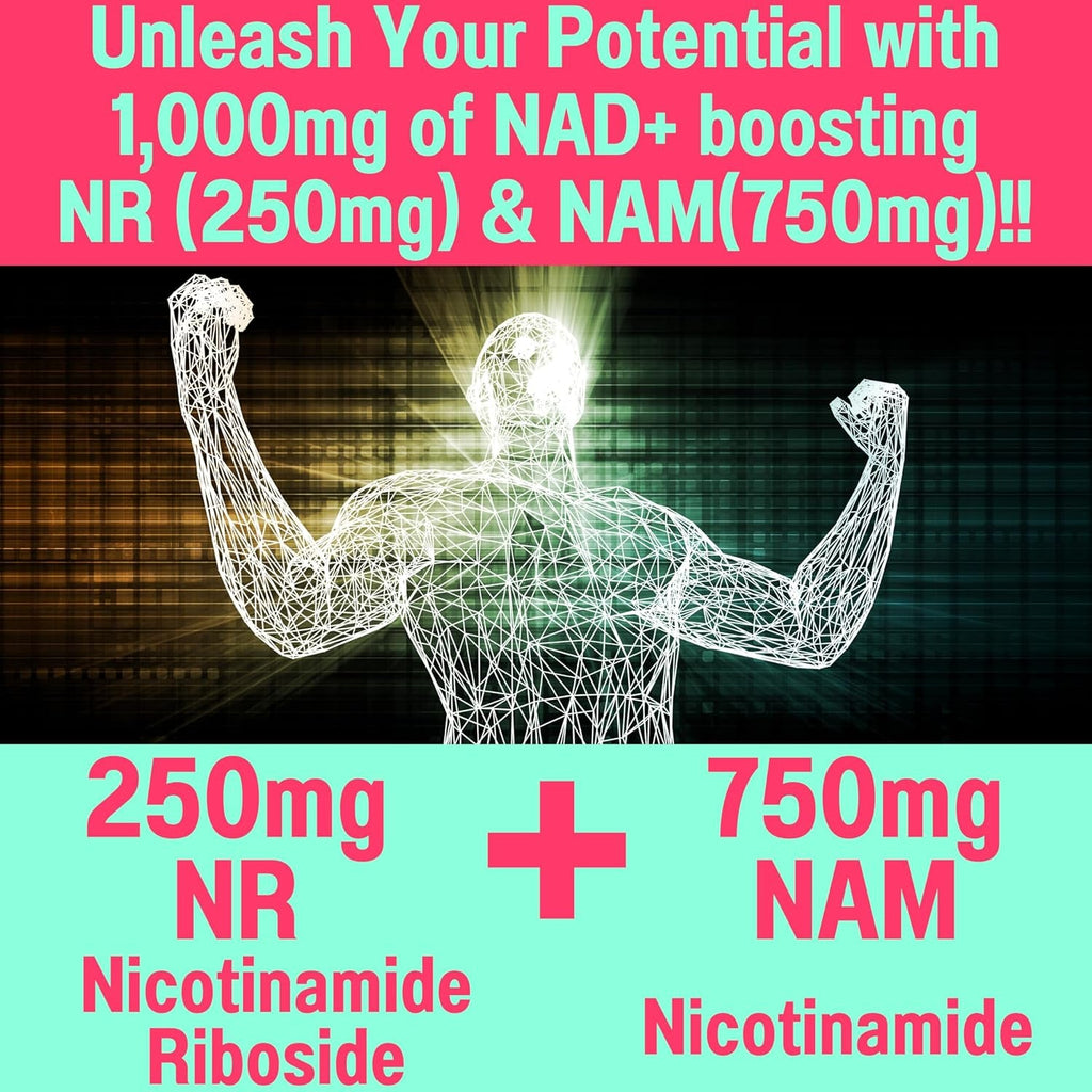 SHIZAM Nicotinamide Riboside NR NAM Resveratrol Gummies, 1000Mg NAD+ NAD + plus Nrf2 Activator Booster W Pure Niacinamide Vitamins B3 Capsules Pills Powder Supplements Alt NDA Regenerator 500Mg