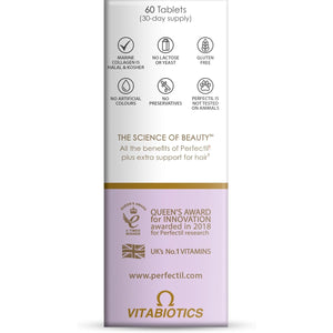 Perfectil Vitabiotics Multivitamin | Hair Growth and Thickening Formula | Supports Thicker, Healthy Hair | Vitamin D, E, Collagen, Biotin, and More