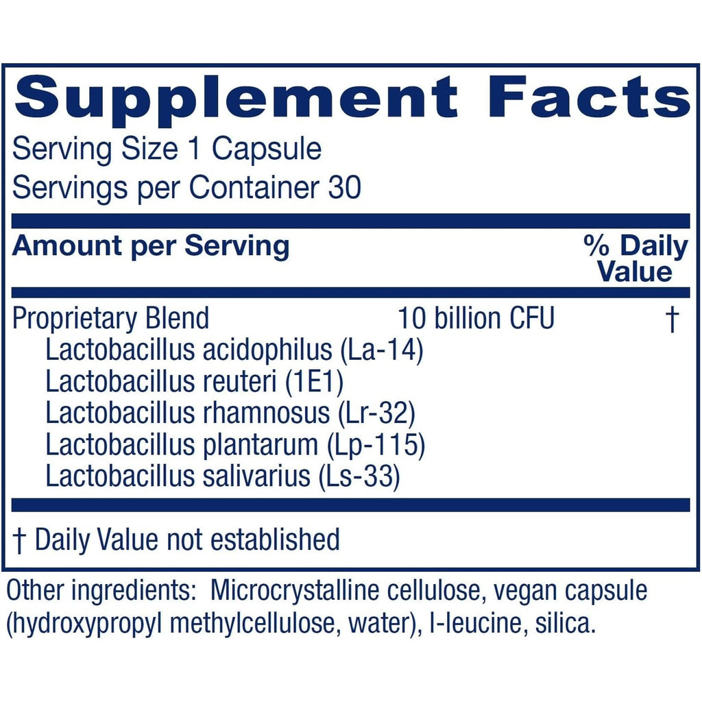 Vitanica Femecology, Vaginal and Intestinal Probiotic Support, Vegetarian, 30 Capsules