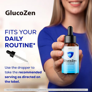 Glucozen Drops - Official Glucozen Oral Liquid Drops Advanced Premium Formula Maximum Strength, All Natural Ingredients Vitamins for Overall Health & Wellness, 1 Bottle for 1 Month