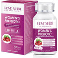 Women'S Probiotics, 120 Tablets 120 Billion CFU 18 Strains, Contains Organic Prebiotic Cranberry, Probiotic Supplement for Digestion, Immunity, Women'S Health, Soy Gluten Dairy Free