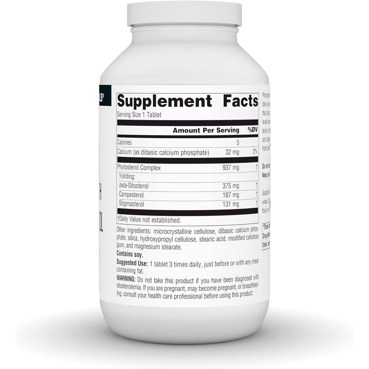 Source Naturals Mega Strength Beta Sitosterol, Plant Sourced, 375Mg - 240 Tablets