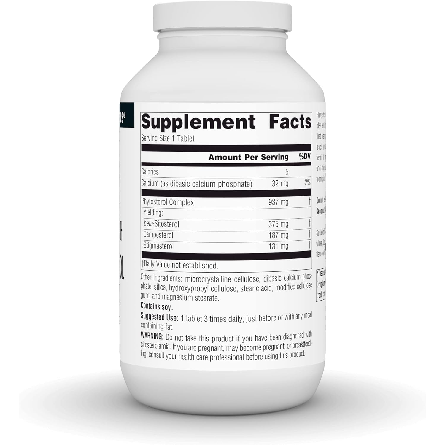 Source Naturals Mega Strength Beta Sitosterol, Plant Sourced, 375Mg - 240 Tablets