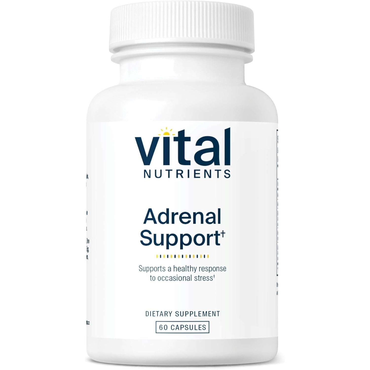 Vital Nutrients Adrenal Support - Adrenal Support Supplements for Gland Function and Cortisol Management - Supports Energy and Stress Levels - Gluten, Dairy, Soy Free - 60 Capsules