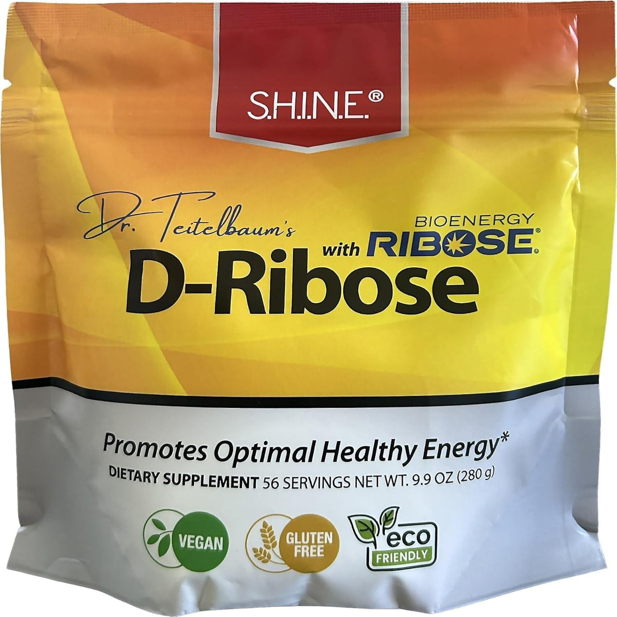 S.H.I.N.E.® D-Ribose with Bioenergy Ribose® 9.9 Oz (280 G)