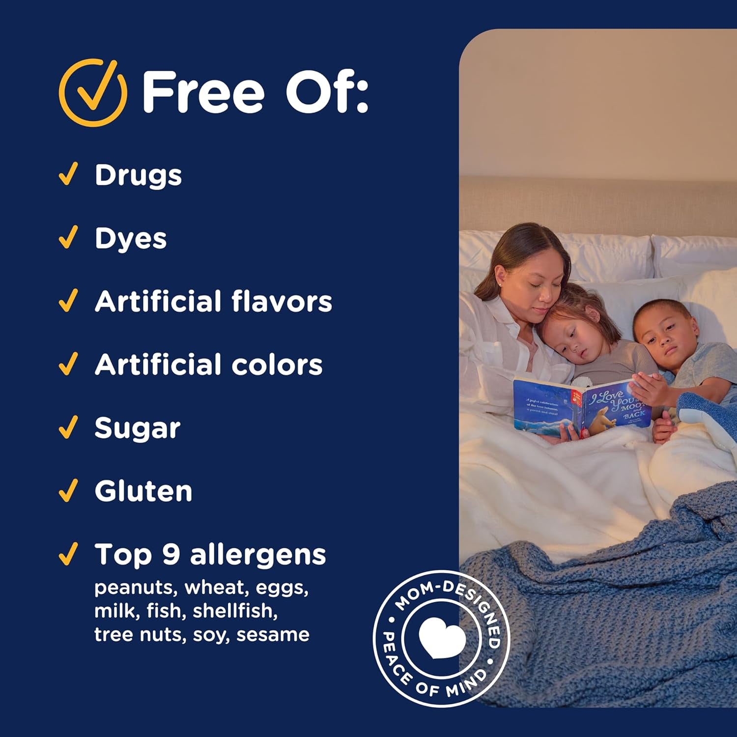 Mommy'S Bliss Kids Sleep Liquid with Melatonin & Calming Herbs | Melatonin for Children 3 Years & up | Grape Flavor | Sugar Free | 4 Fl Oz (60 Servings)