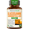 Glucosamine Chondroitin MSM – 3-In-1 Joint Supplements for Women and Men with Glucosamine Sulfate 1500Mg, Chondroitin Sulfate 1200Mg & Potent 2000Mg MSM for Cartilage & Joint Support – 150 Capsules