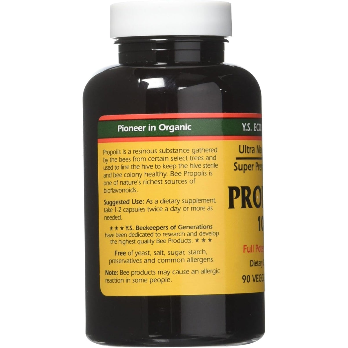 YS Eco Bee Farms Propolis 1000 - 90 Count (Pack of 3)