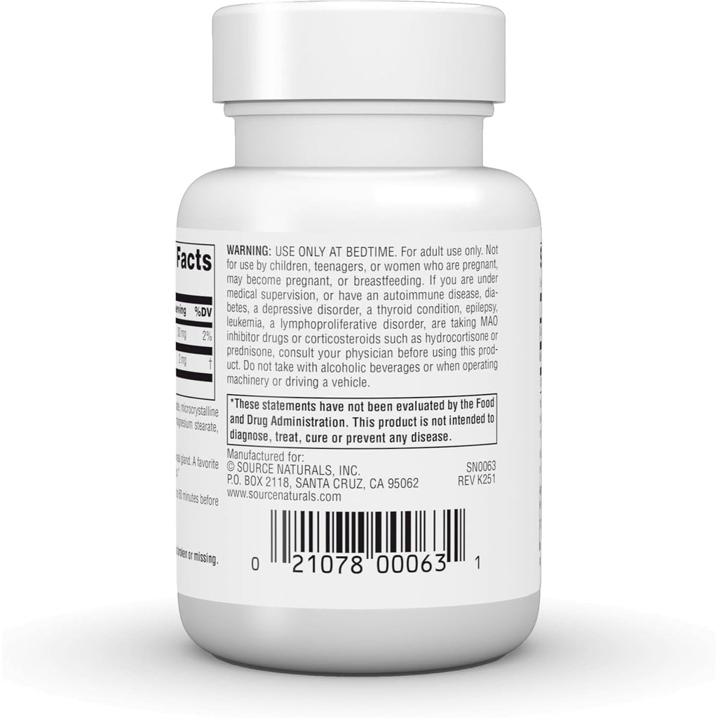 Source Naturals Melatonin, Helps Promote Sleep* - 2 Mg - 120 Time Release Tablets