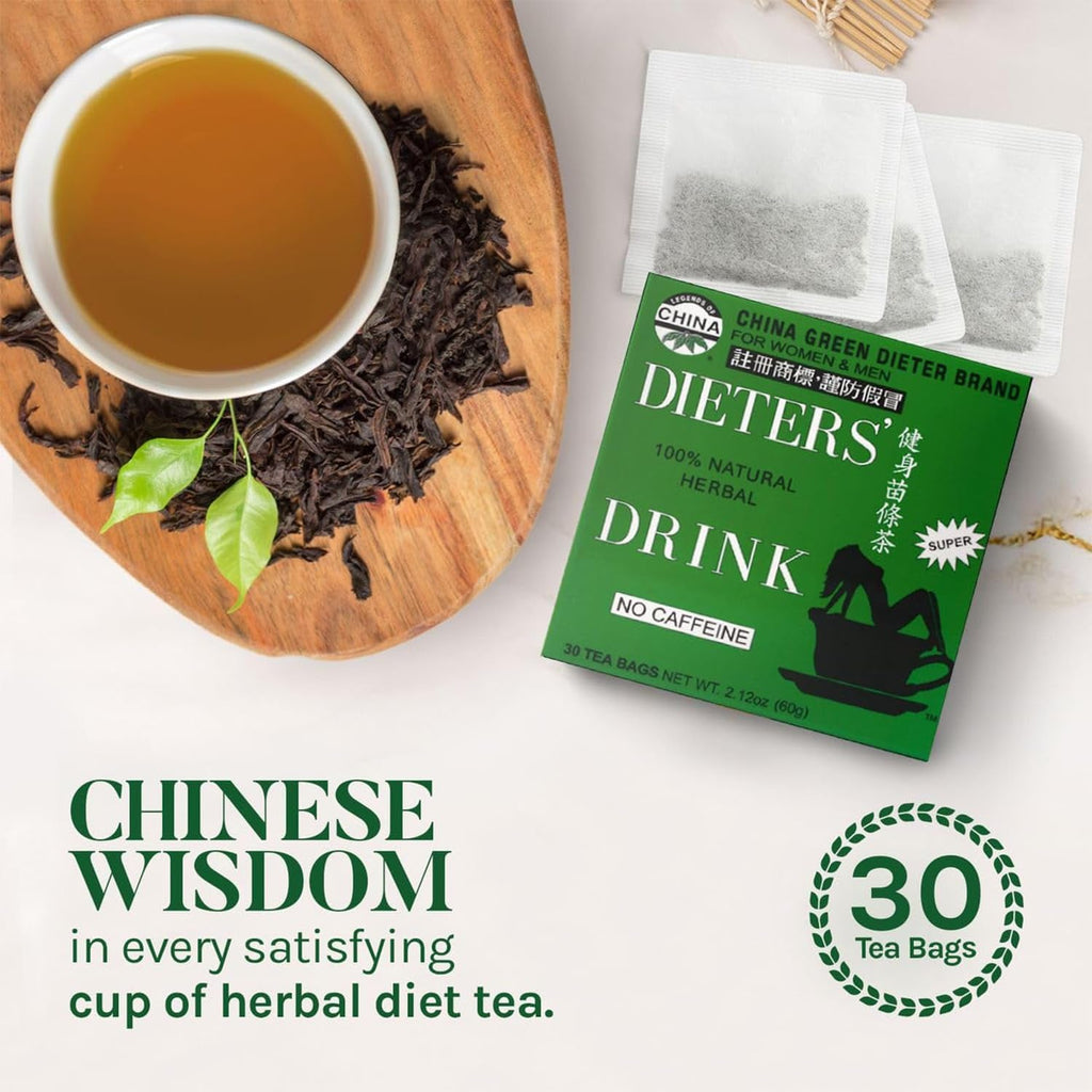 Uncle Lee'S Tea Detox Tea with Senna Laxative, Constipation Relief for Adults, Supports a Healthy Weight, Caffeine-Free Herbal Tea Bags, 30 Count (Pack of 5)