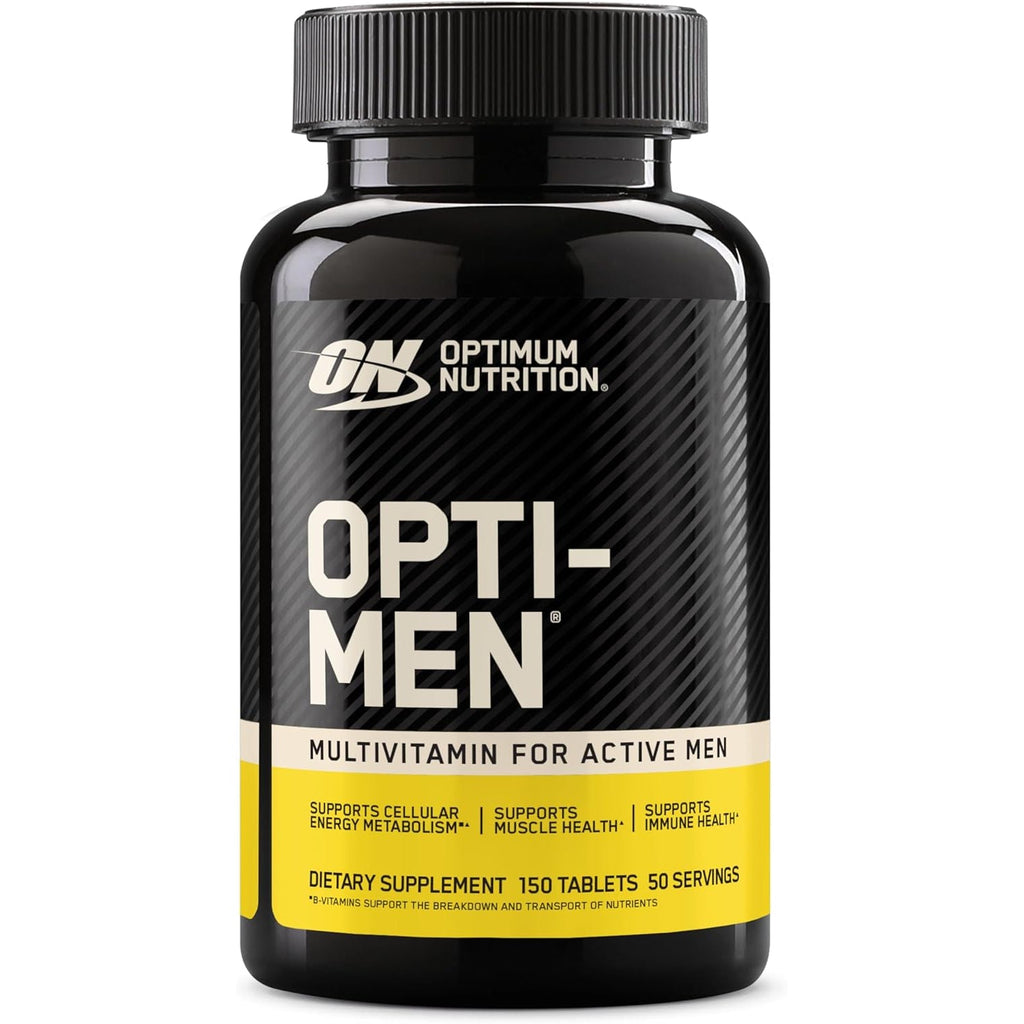 Optimum Nutrition Opti-Men, Vitamin C, Zinc and Vitamin D, E, B12 for Immune Support Mens Daily Multivitamin Supplement, 150 Count (Packaging May Vary)
