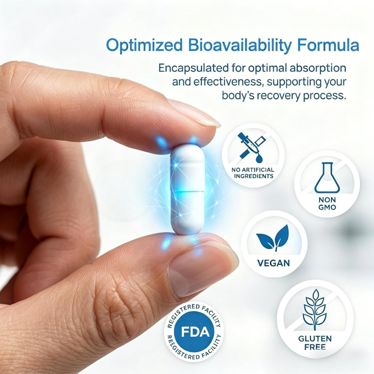 BP 157 Collagen Capsules 1000 Micrograms, 60 Capsules - Imported from Switzerland, Made from Non-Gmo, Gluten-Free and Dairy-Free Raw Materials (1PCS)
