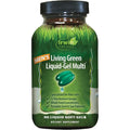 Irwin Naturals Men'S Living Green Liquid-Gel Multi - 70 Essential Nutrients, Full-Spectrum Vitamin Supplements for Men, Wholefood Blend - Promotes Brain & Adrenal Support - 90 Liquid Soft-Gels