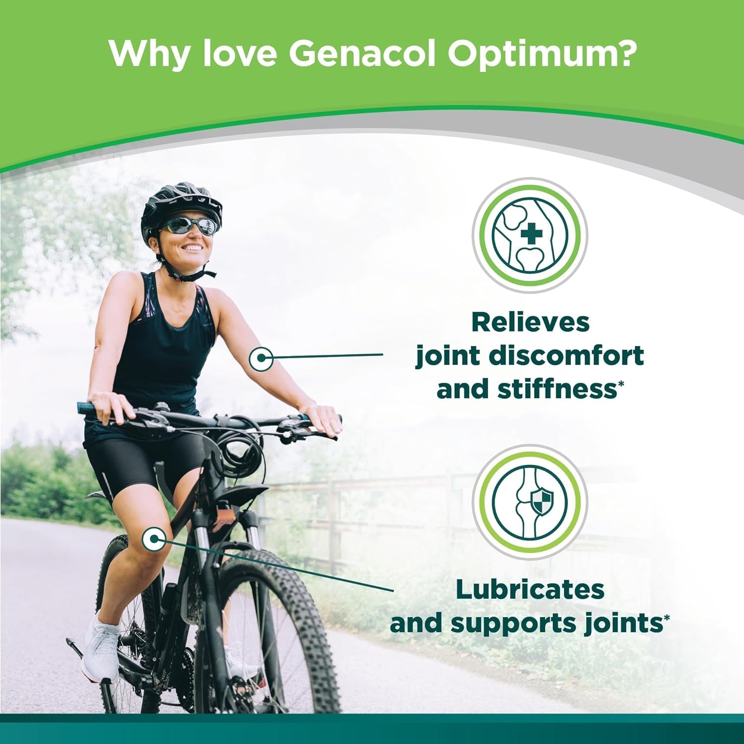 Genacol Optimum – Glucosamine, Chondroitin, MSM & Ultra-Hydrolyzed Collagen Joint Supplement, Complete Formula for Joints and Cartilage, 180 Tablets (60-Day Supply)