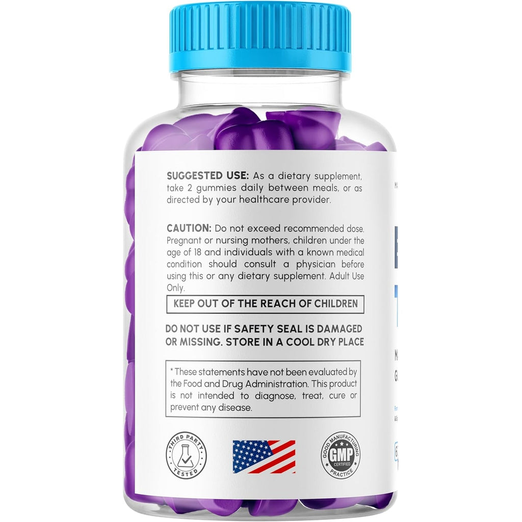 Boost TRT Gummies for Men, Official Boost TRT Male Performance Gummys with Natural Ingredients, Advanced Boosttrt Men'S Gummy Supplement with Maximum Strength Premium Vitamins (60 Gummies)