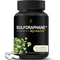 HUMANX Sulforaphane+ 602Mg - USA Third Party Tested - Sulforaphane with Broccoli Seed Extract & Moringa - Supports Antioxidant Production, Detoxification, & Cellular Health - Broccoli Supplement