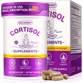 Cortisol Supplements for Women - Cortisol Reducer & Stress Support - Magnolia Bark, Rhodiola Rosea, Holy Basil, Magnesium, Phosphatidylserine - Hormone Balance & Mood, Focus, Sleep Support
