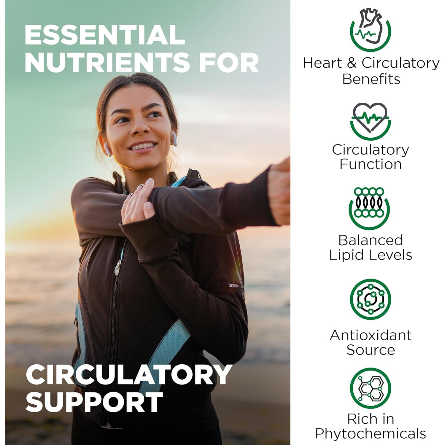 Nutrivein Premium Citrus Bergamot Supplement 1400Mg 25:1 Bergamia Extract - 60 Day Supply (120 Capsules): Powerful Italian Citrus Bergamot 1400 Mg+ High Concentration - Heart and Circulatory System