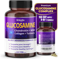 Sotalix Glucosamine 650Mg – All-In-1 Joint Support with Chondroitin, MSM, Collagen, Turmeric, Vitamin D3 & Hyaluronic Acid – 150 Capsules – Shellfish-Free