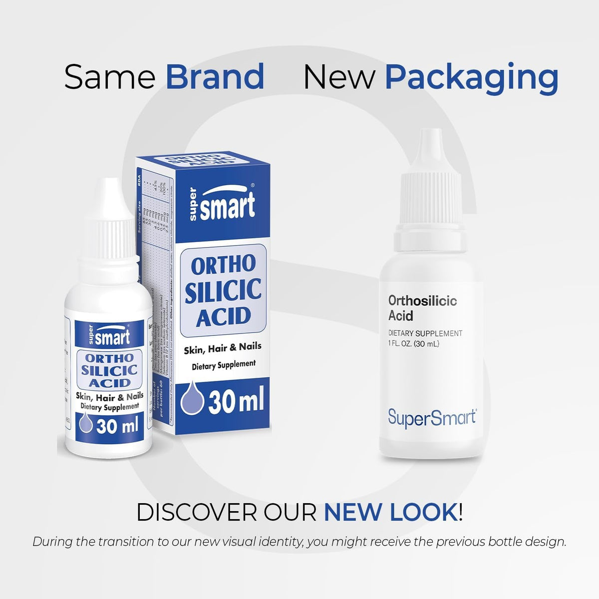 Supersmart - Orthosilicic Acid (Advanced Formula) - Silicon Supplement - Complex with Minerals, Vitamins & Boron | Non-Gmo & Gluten Free - 30 Ml