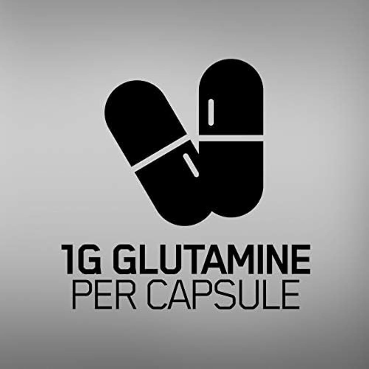 Optimum Nutrition L-Glutamine Muscle Recovery Capsules, 1000Mg, 240 Count (Package May Vary)