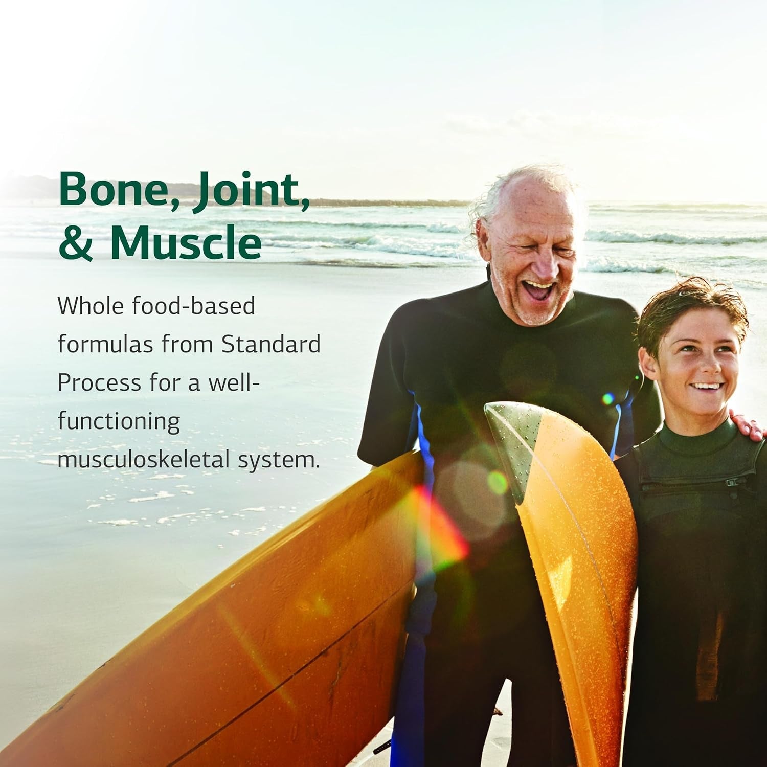Standard Process Glucosamine Synergy - Joint Health Support Supplement - Support Connective Tissue with Glucosamine & Boswellia Serrata - Whole Food-Based Supplement with Manganese - 90 Capsules