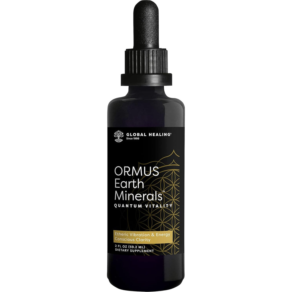 Global Healing Center ORMUS Earth Minerals - Liquid Gold, Platinum, Iridium Blend for Lucid Dreaming, Quantum Vitality and Mindful Meditation - More Bioavailable than Monoatomic Gold - 2 Fl Oz