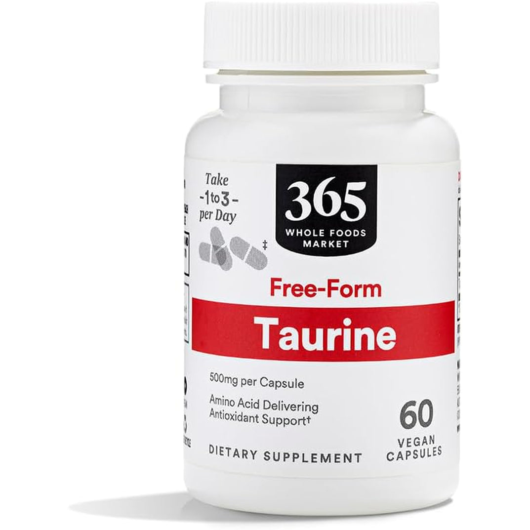 365 by Whole Foods Market, Taurine 500Mg, 60 Count