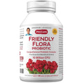 ANDREW LESSMAN Friendly Flora Probiotic 180 Capsules - 10 Billion CFU, Comprehensive Blend of Five Probiotic Strains, Powerful Immune and Digestive Support. Probiotics for Women or Men