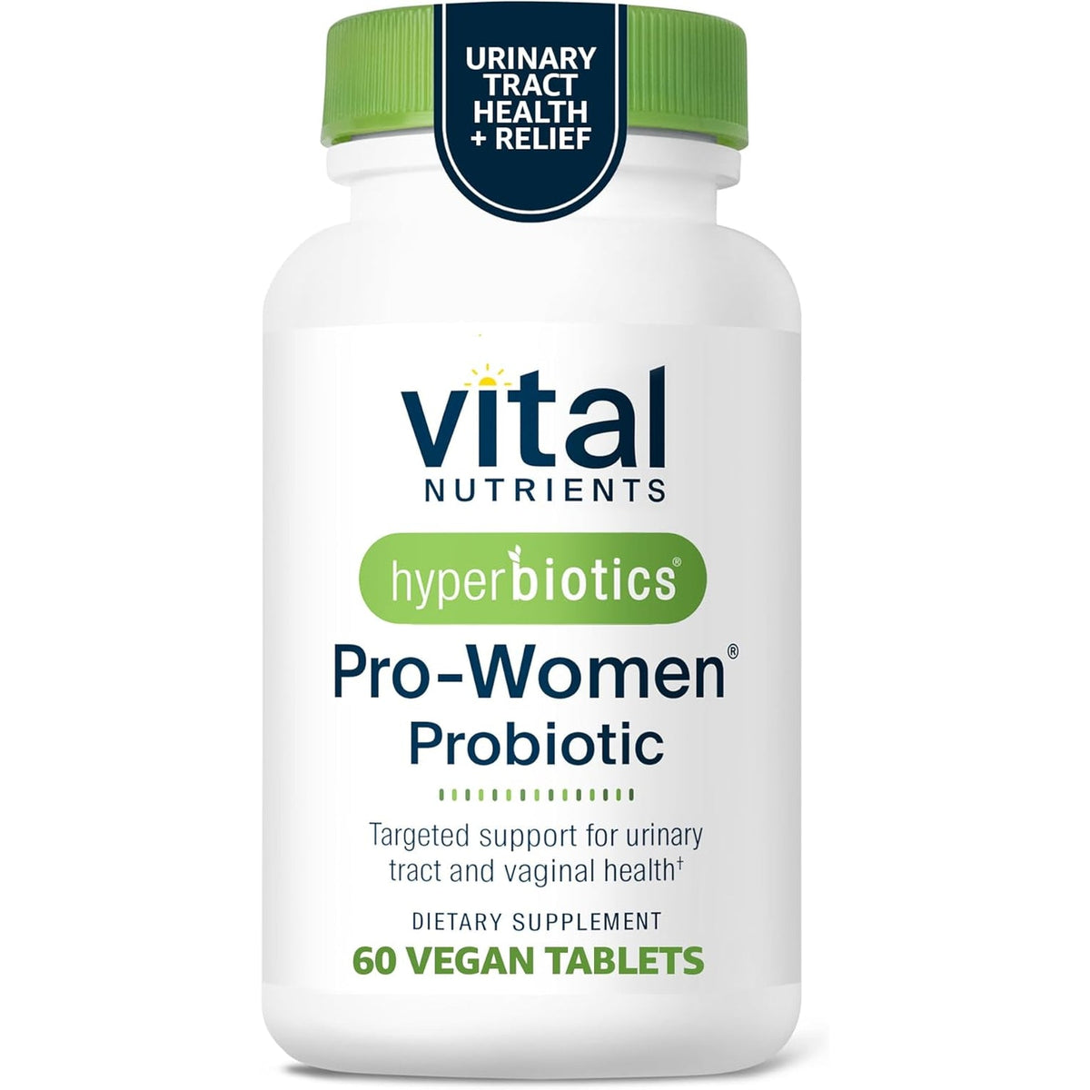 Hyperbiotics Vital Nutrients Pro Women Probiotics for Women | Vaginal Probiotics for PH Balance | Oral Probiotic for Vaginal Health and Urinary Tract Health | 6 Targeted Strains | 60 Vegan Tablets