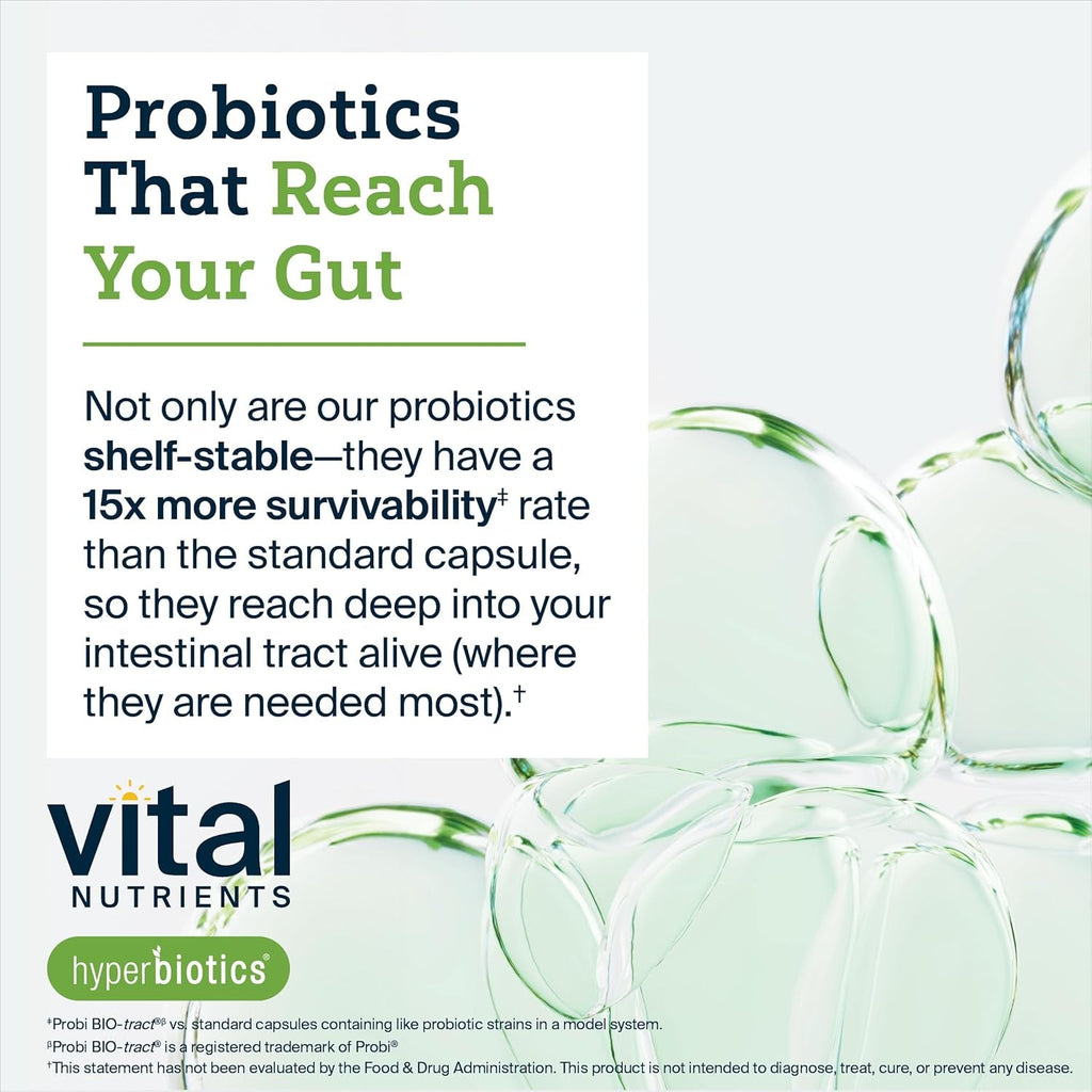 Hyperbiotics Vital Nutrients Pro-15 Prebiotics and Probiotics for Women and Men | 15 Science Backed Strains | Supports Occasional Constipation, Diarrhea, Gas & Bloating | 60 Vegan Time Release Pearls