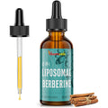 Berberine Hcl Supplement 3000 Mg - Liposomal Berberine Hcl Liquid - AMPK Activator with Turmeric, Ceylon Cinnamon, 12 Natural Ingredients - 2 Fl Oz