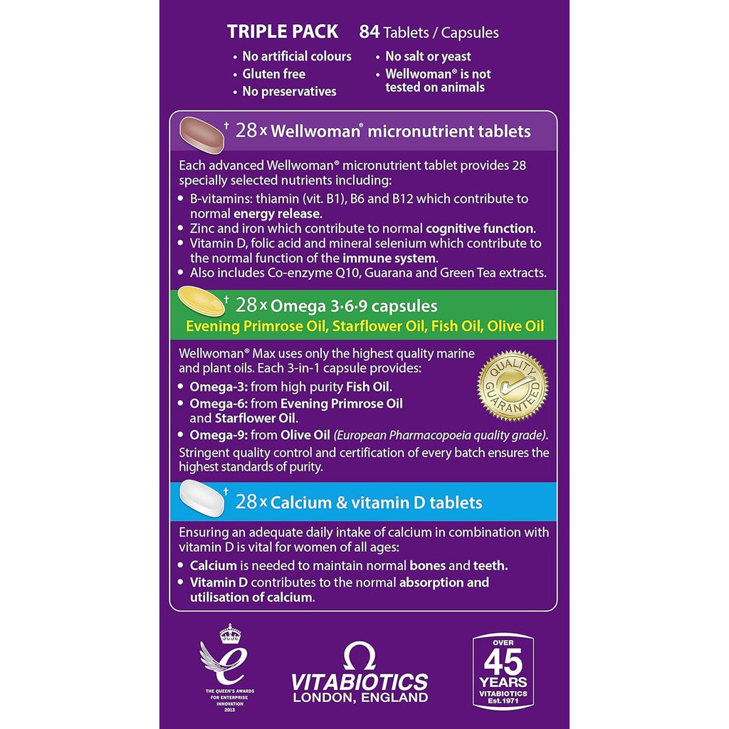 Wellwoman Max Capsules - Pack of 84