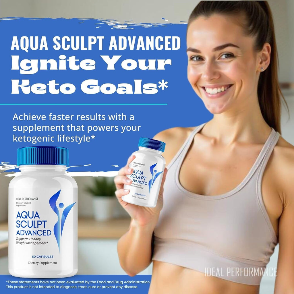 Aqua Sculpt Capsules, Official Aqua Sculpt Supplement Pills - Maximum Strength, All Natural Keto Capsule to Sustain Active Lifestyle & Fitness Goals, Overall Health Sculpt Reviews (3 Pack)
