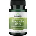 Swanson Magnolia Bark - Herbal Supplement Traditionally Used to Promote Nervous System & Digestive Health Support - May Promote Respiratory Health & Stress Support - (60 Capsules, 400Mg Each)
